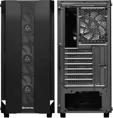 Kasë kompjuteri Chieftec GS-01B-OP, e zezë