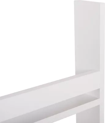 Raft muri SANI FH18224.01 melaminë, ngjyrë bardhë, 60x10x120H cm (4 rafte)