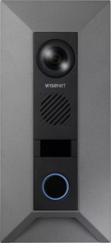 Interkom video Hanwha Wisenet TID-600R, Full HD, kënd i gjerë, PoE, e zezë