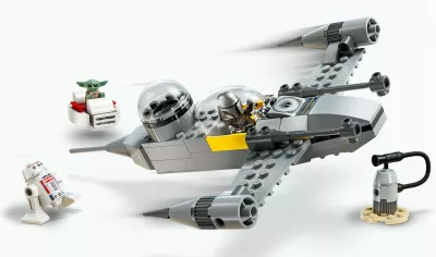 Set ndërtimi LEGO Star Wars 75410 Mando dhe Grogu N-1 Starfighter, 92 pjesë, multikolor
