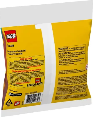 Set LEGO Creator 3 in 1, 30688 Tropical Toucan, 59 pjesë