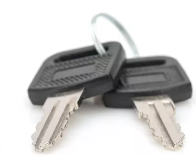 Çelësa Digitus DN-KEY-WM për kasë rrjeti, 2 copë, zi/argjendtë