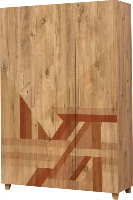Dollap Skye Decor, Leva Hedera Flow, ngjyrë Atlantic Pine, 120x189x48cm