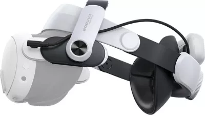 Rrip koke me bateri BoboVR M3 Pro për Oculus Quest 3 / Quest 3S, 5200mAh, i bardhë
