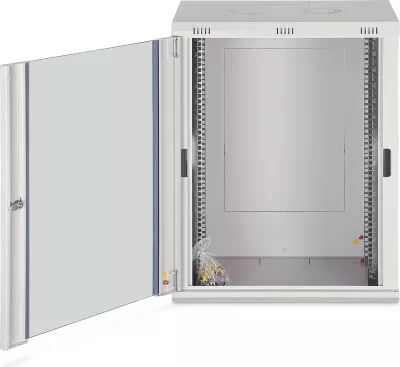 Kasë rrjeti Digitus Dynamic Basic 19U, 600x450 mm, montim në mur, gri
