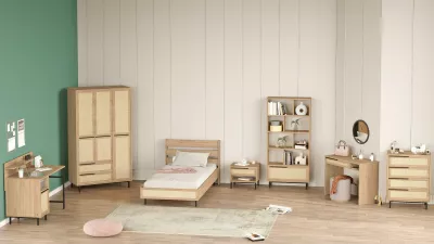 Set dhome për të rinj Skye Decor, ngjyrë lisi, ON27-SU