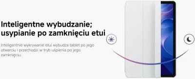 Këllëf flip Xiaomi Redmi Pad 2 (67401) 11\", me stand, auto wake/sleep, gri