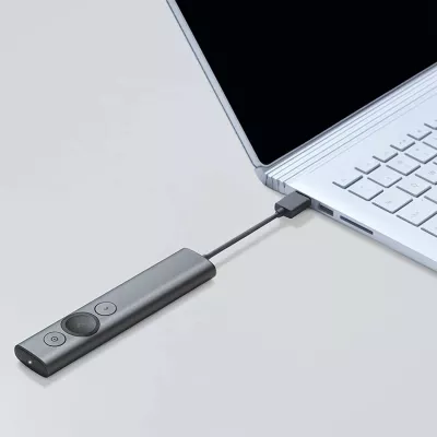 Telekomandë prezantimi Logitech Spotlight, Bluetooth/RF, USB, 30 m, Gri