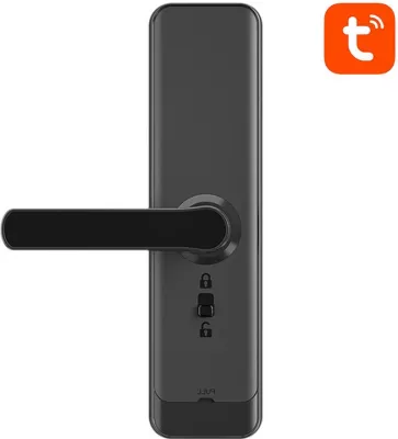 Bravë digjitale e mençur Avatto ZSDL-A270-B-ALI-5572, ZigBee, e zezë