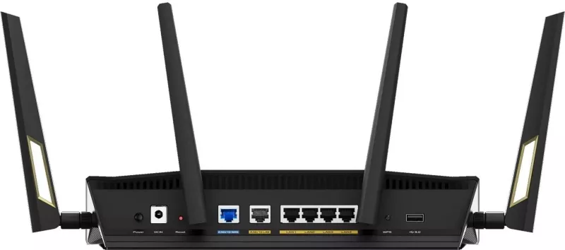 Ruter ASUS RT-AX88U, Gigabit Ethernet 2.4 GHz / 5 GHz, Wi-Fi 6, i zi