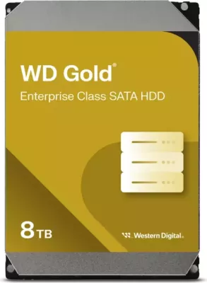 Hard disk intern WD Gold WD8005FRYZ 8TB 3.5\" SATA 6Gb/s 7200rpm 256MB, ngjyrë ari