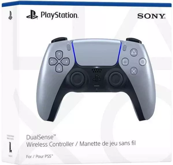 Kontrollor wireless Sony DualSense PS5, Sterling Silver