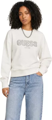 Duks për femra Guess Madeline Logo W6YR30 Z0978, i bardhë