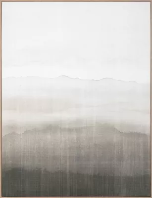 Pikturë dekorative Embracing the Calm, kanavacë, shumëngjyrëshe, kornizë druri natyral, 90x120x5cm