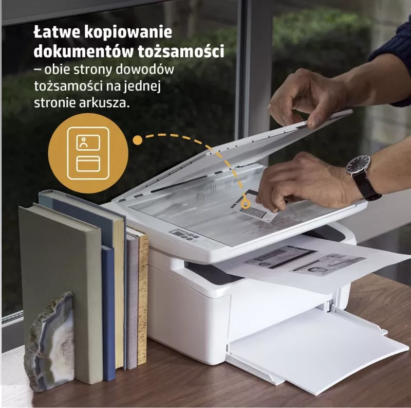 Printer HP LaserJet MFP M140w, i bardhë e zi