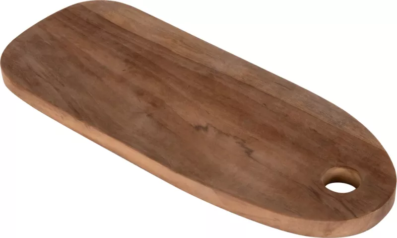 Dërrasë prerëse oblong, dru tik, ngjyrë natyrale, FH4286, 15x39x2H cm