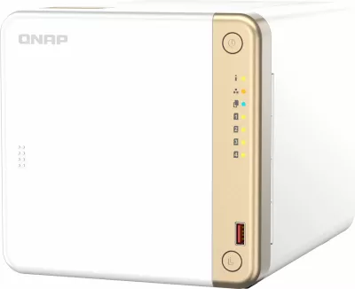 NAS QNAP TS-462-4G, Intel® Celeron®, N4505, Bardhë
