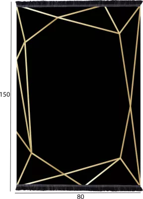 Tapet JOSIANE, zi-ari, me franja, FH7676.30, 80x150cm