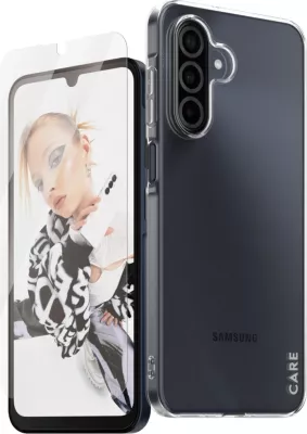 Mbështjellës dhe xham mbrojtës PanzerGlass CARE 2in1 për Samsung Galaxy A26 5G, Transparent