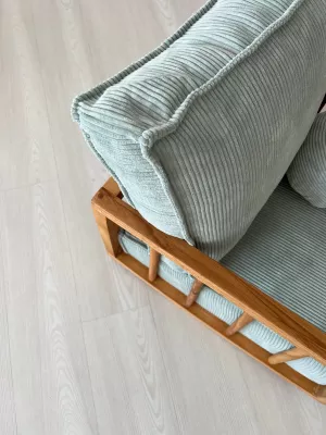 Karrige sallanan me krahë, ngjyrë kaltër, Atelier del Sofa