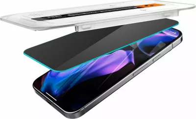 Xham mbrojtës Spigen Glas.TR EZ Fit Privacy për Google Pixel 9 Pro XL, 2 copë