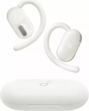 Kufje wireless Anker Soundcore V20i A3876G21, Bluetooth 5.4, IP55, 8/36 orë, drita të personalizueshme, të bardha, set me kuti karikimi + kabllo USB-C