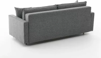 Divan treshe, ngjyrë gri, Atelier del Sofa, Eva
