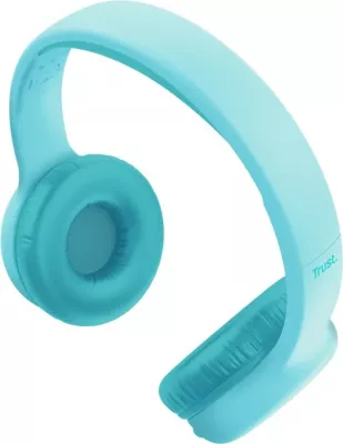 Kufje Trust Nouna, me ose pa kabllo, Bluetooth, USB Type-C, Kaltër