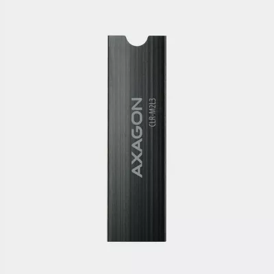 Radiator pasiv AXAGON CLR-M2L3 për SSD M.2, alumini, 3mm, i zi