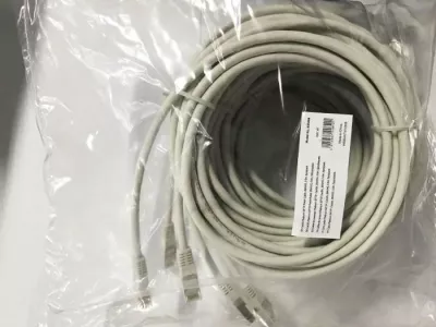 Kabllo rrjeti Cat6a Equip S/FTP, 5m, set prej 5 copë, gri