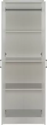 Dollap BAILEY FH337.05 2-dyer 3 rafte melamine, ngjyrë e bardhë, 60x43x181 cm