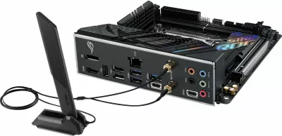 Pllakë amë ASUS ROG STRIX B760-I GAMING WIFI, Intel, LGA 1700, DDR5-SDRAM, 64 GB