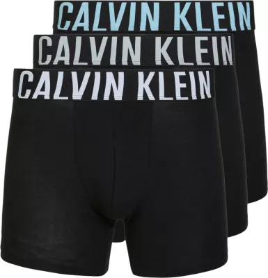 Set të brendshme boxer brief për meshkuj Calvin Klein Underwear 000NB3609A, të zeza/gri
