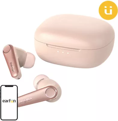 Kufje TWS EarFun Air Pro 3, ANC, Rozë