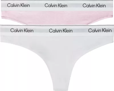 Të brendshme për femra Calvin Klein Underwear LV00QF8834, të bardha/rozë