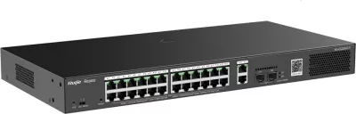 Switch Ruijie RG-ES228GS-P, 16 porta Gigabit PoE, 2 SFP, i zi