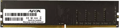RAM Memorje AFOX DDR4 32GB 3200MHz UDIMM, për PC, E zezë