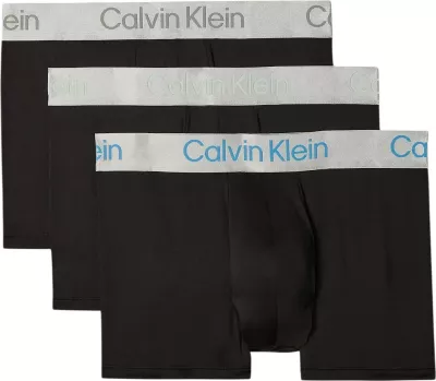 Të brendshme për meshkuj Calvin Klein Underwear Trunk 3pk LV00NB4269, të zeza/të bardha [Madhësia: XS]