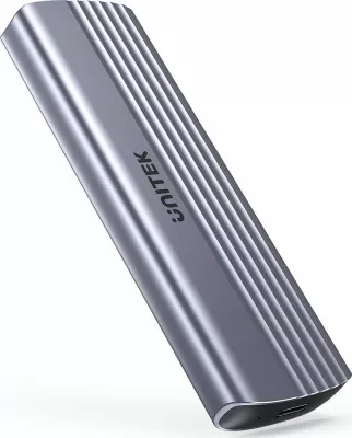 Kasë e jashtme për SSD M.2 NVMe Unitek S1241B01, USB-C 10Gbps, alumin, argjend