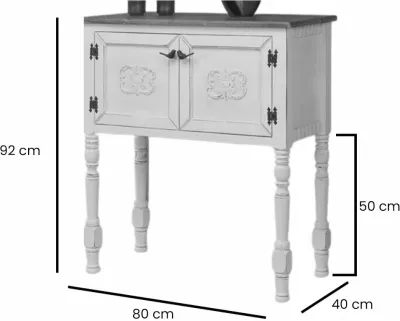 Komodinë rozë Hanah Home, Ada Dresser