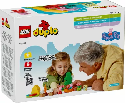 Set ndërtimi LEGO DUPLO Peppa Pig 10452, 32 pjesë, shumëngjyrësh