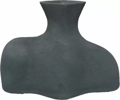 Vazo DANEET, alumin, gri, 31x17x22 cm