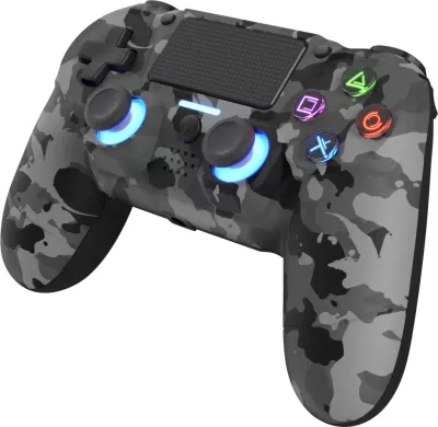 Kontroller wireless DragonShock MIZAR+ për PS4/PC/Mobile, Hall-Effect, gri camo