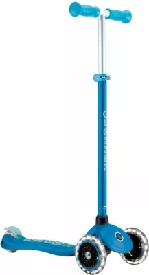 Trotinet për fëmijë Globber PRIMO PLUS GLOW LIGHTS 443-100, petrol blue