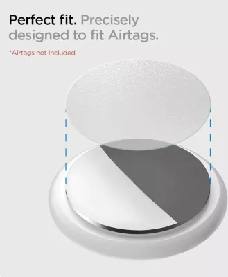 Film mbrojtës hidrogel Spigen AirSkin Shield për Apple AirTag, transparente mat, paketë 4+4