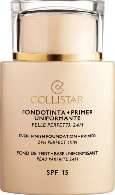 Fondatinë + Primer për femra Collistar Even Finish Foundation + Primer SPF15 05, 35ml