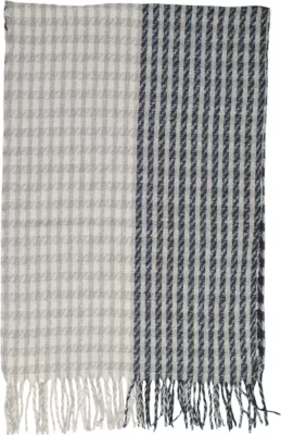 Shall për femra Only Onlcarolina Life Soft Check CC 15323435, gri e errët
