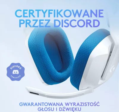 Kufje gaming Logitech G335 981-001018, me kabllo 3.5mm, on-ear, driver 40mm, me mikrofon, e bardhë