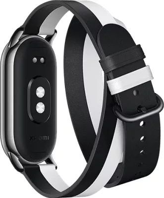 Rrip Xiaomi Smart Band 8 Double Wrap Strap, zi dhe bardhë
