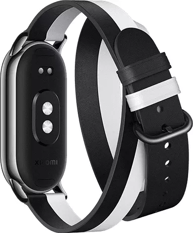 Rrip Xiaomi Smart Band 8 Double Wrap Strap, zi dhe bardhë thumbnail 2
